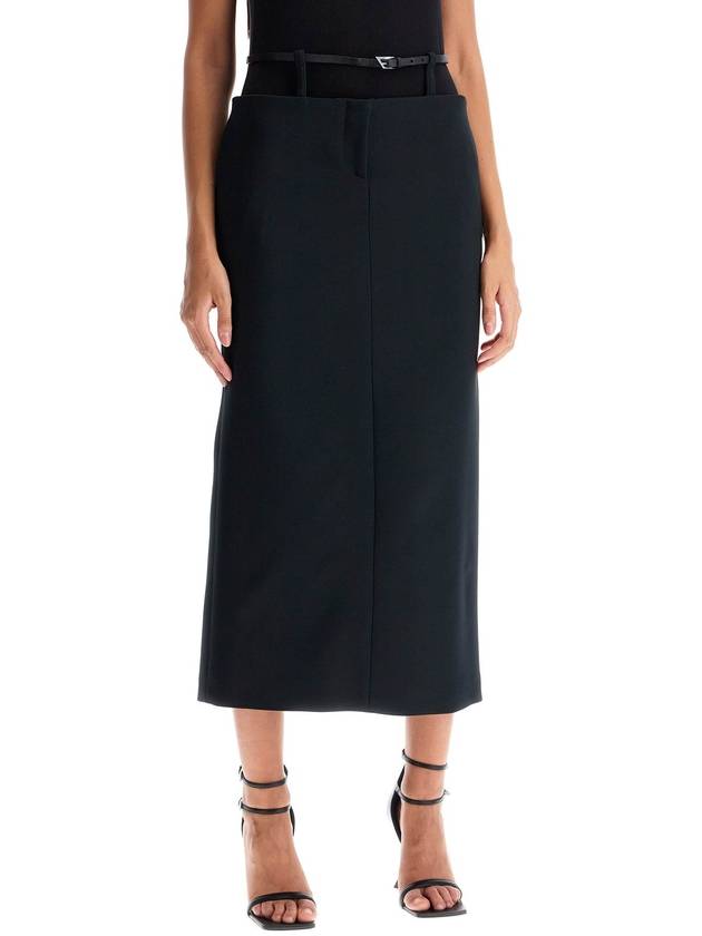 midi skirt with thin belt - THE ATTICO - BALAAN 2