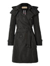 Ladies Amberford Taffeta Trench Coat Black - BURBERRY - BALAAN 2