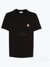 Speedy Fox Patch Comfort Short Sleeve T-Shirt Black - MAISON KITSUNE - BALAAN 2