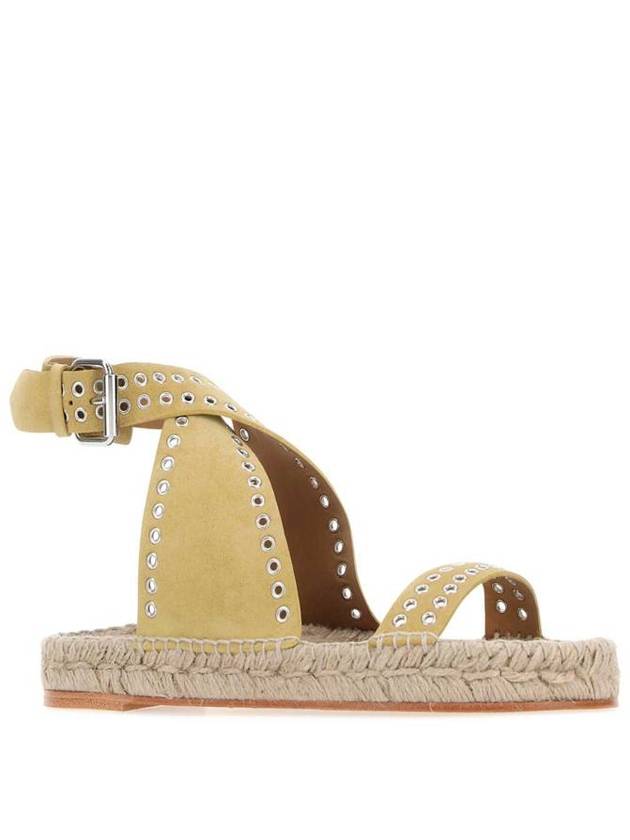 Illya eyelet decorated espadrille sandals beige - ISABEL MARANT - BALAAN 3