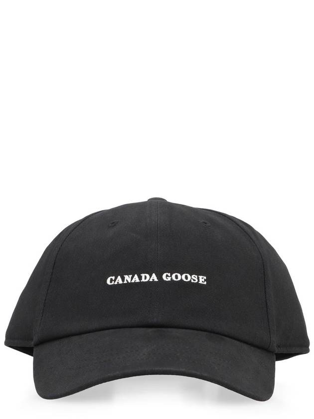 Embroidery Logo Ball Cap Black - CANADA GOOSE - BALAAN 2