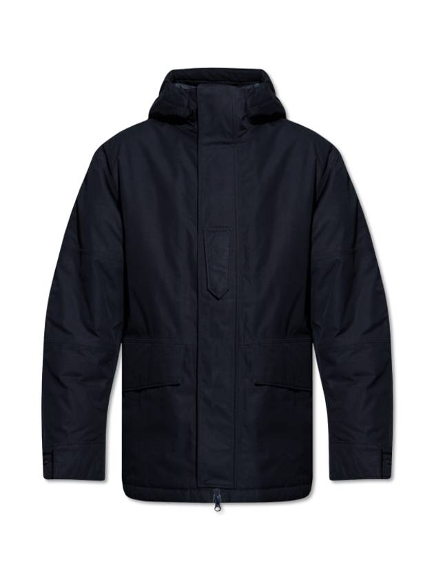 Ghost Piece Nylon Hooded Jacket Navy - STONE ISLAND - BALAAN 2