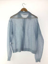 Kid mohair sheer knit cardigan blue - AURALEE - BALAAN 3