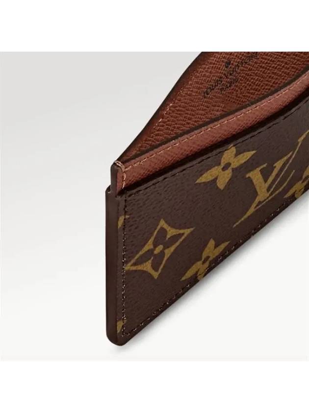 Monogram Card Wallet Brown - LOUIS VUITTON - BALAAN 6