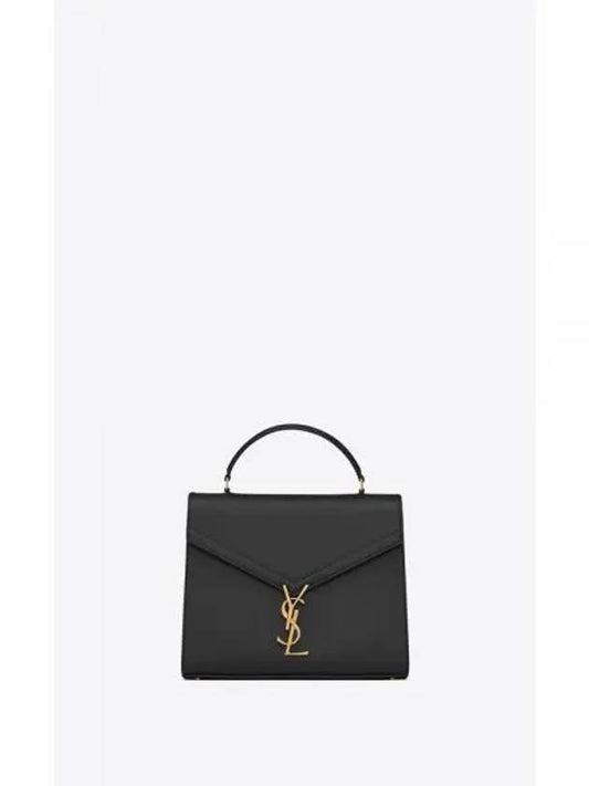 Casandra Grain Leather Tote Bag Black - SAINT LAURENT - BALAAN 2