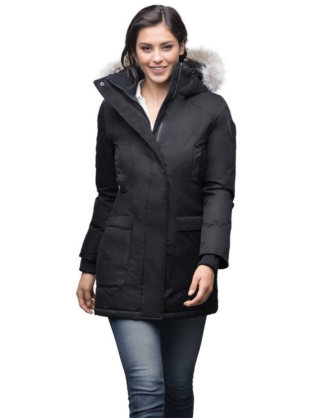 Carla Classic Down Parka Black - NOBIS - BALAAN 6