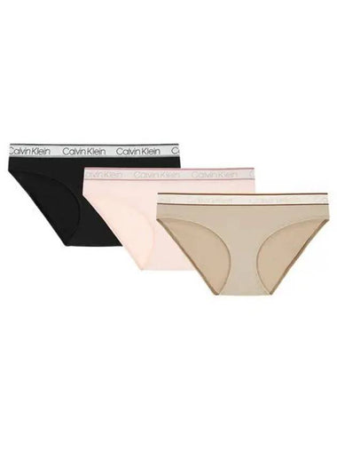 UNDERWEAR Women s Chromatic Bikini 3PK QP2485OIL3 - CALVIN KLEIN - BALAAN 1