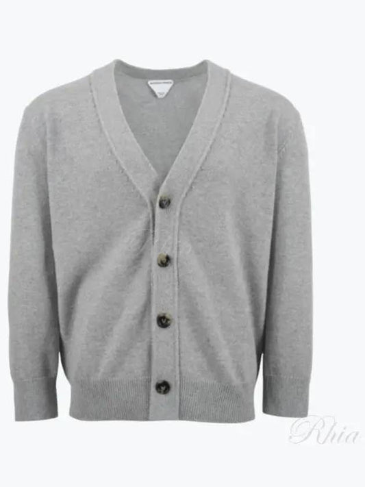 Classic Cashmere Cardigan Grey - BOTTEGA VENETA - BALAAN 2