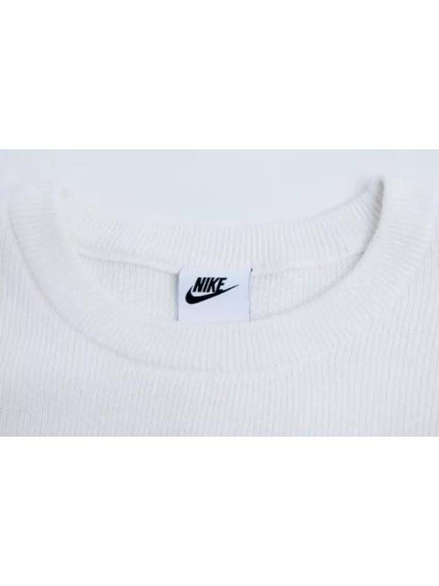 Club Crewneck Knit Top Sail - NIKE - BALAAN 7