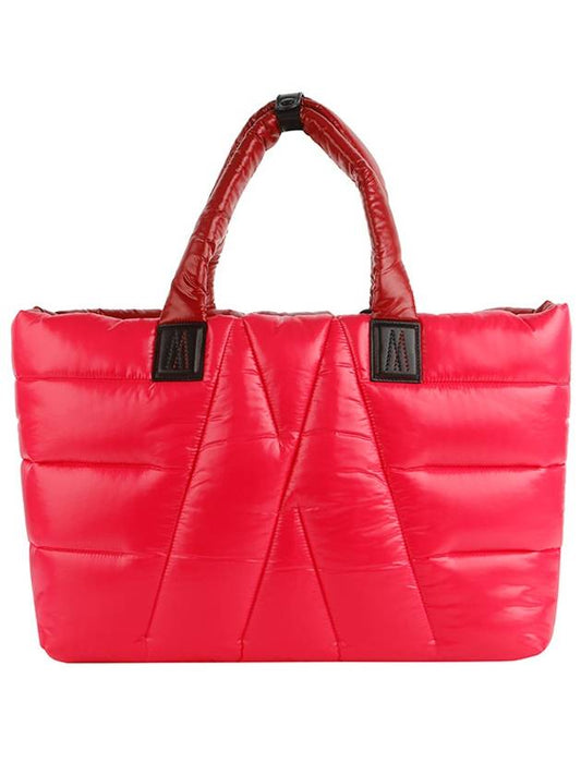 Powder Quilted Tote Bag Red - MONCLER - BALAAN.