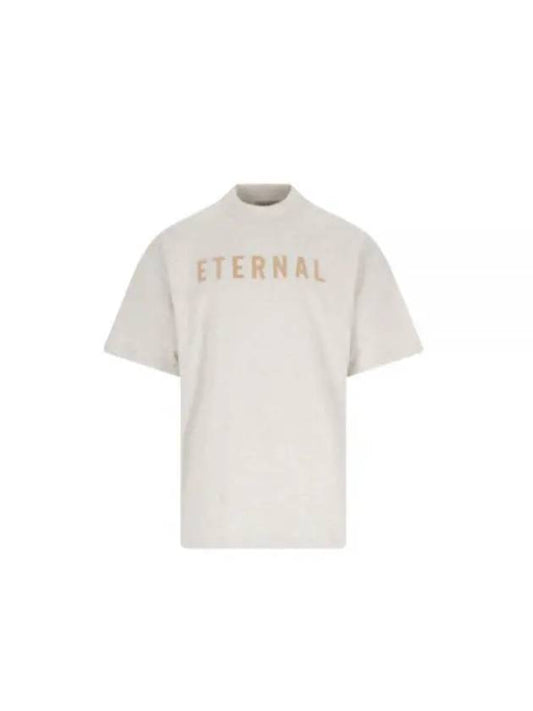 Eternal Crew Neck Cotton Short Sleeve T-Shirt Oatmeal - FEAR OF GOD - BALAAN 1