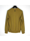 Wappen Patch Erase Logo Sweatshirt Mustard - STONE ISLAND - BALAAN 4