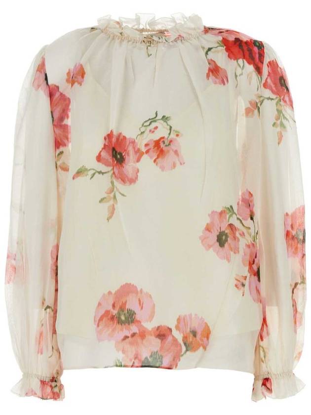 Lightburst Billow Blouse Cream - ZIMMERMANN - BALAAN 2