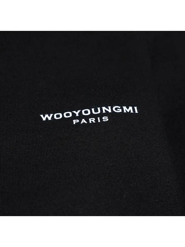 Square Label Sweatshirt Black - WOOYOUNGMI - BALAAN 5