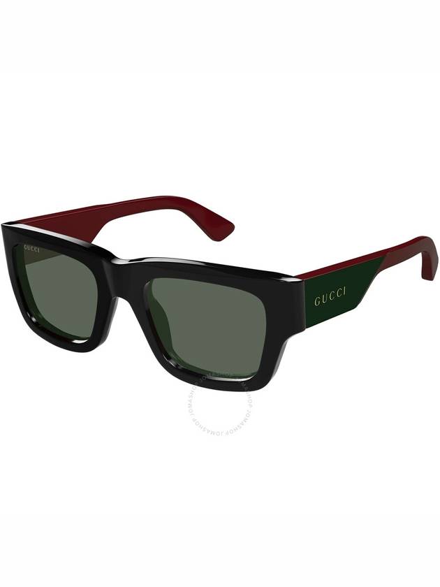 Gucci Green Square Men's Sunglasses GG1668S 003 52 - GUCCI - BALAAN 2