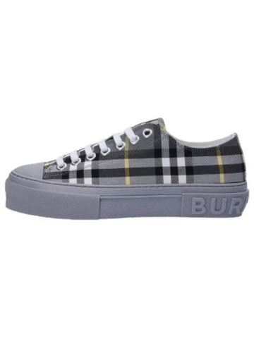 check sneakers gray - BURBERRY - BALAAN 1