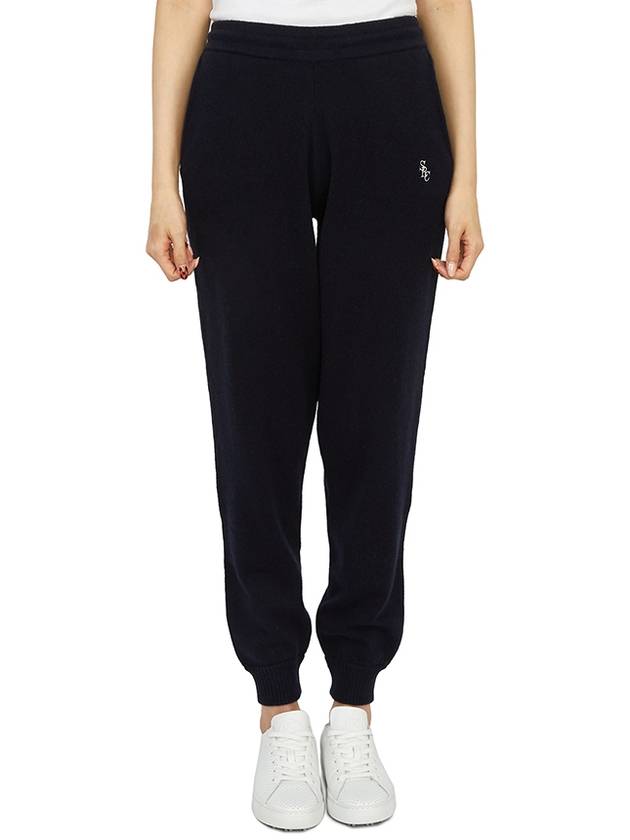 Training Cashmere Track Pants Navy - SPORTY & RICH - BALAAN 2