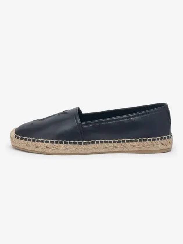 Women's Monogram Lambskin Espadrilles Black - SAINT LAURENT - BALAAN 2