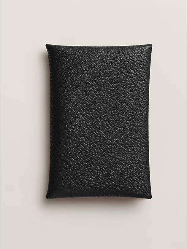 Calvi Card Wallet Black - HERMES - BALAAN 2