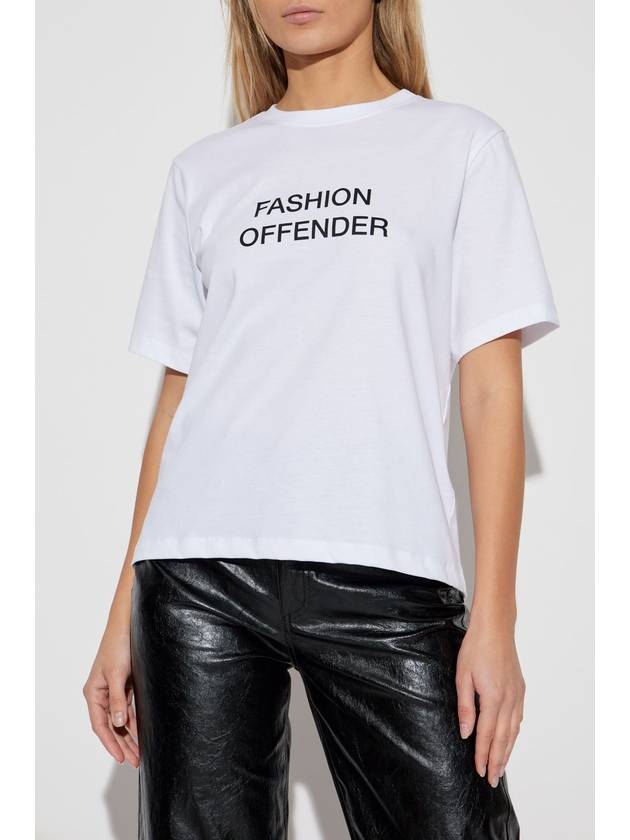 Victoria Beckham T-shirt With Print, Women's, White - VICTORIA BECKHAM - BALAAN 3