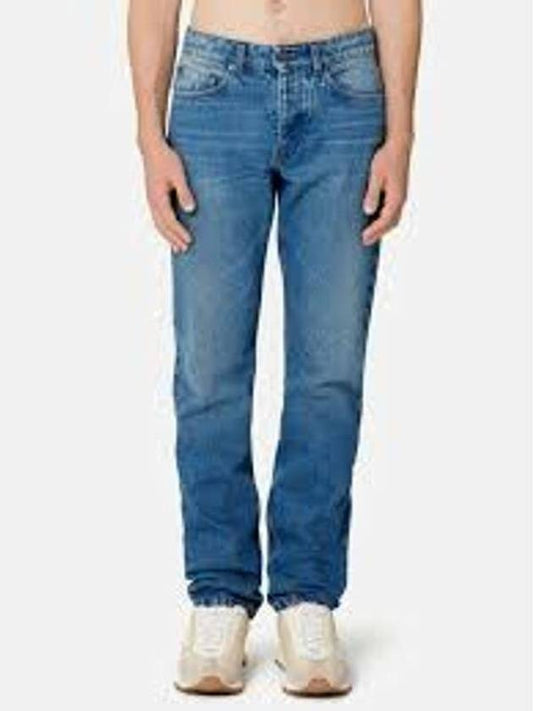 Tapered Fit Straight Jeans Blue - AMI - BALAAN 2