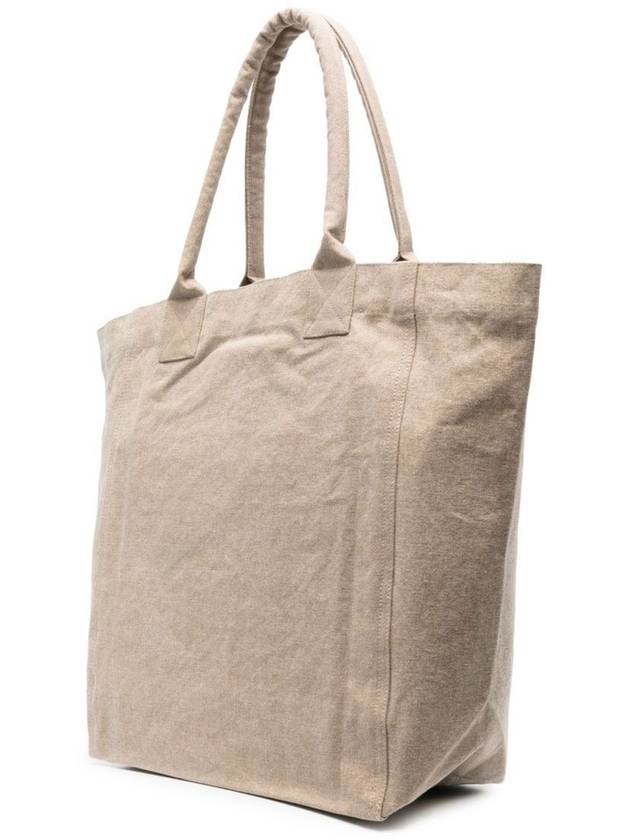 Yenky Canvas logo tote bag - ISABEL MARANT - BALAAN 3