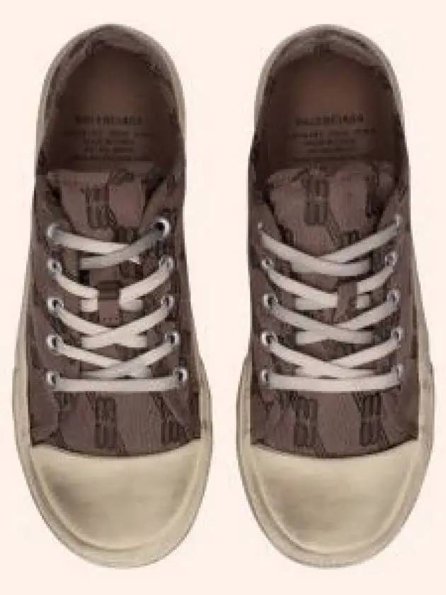 BB Monogram Low-Top Sneakers Grey - BALENCIAGA - BALAAN 2