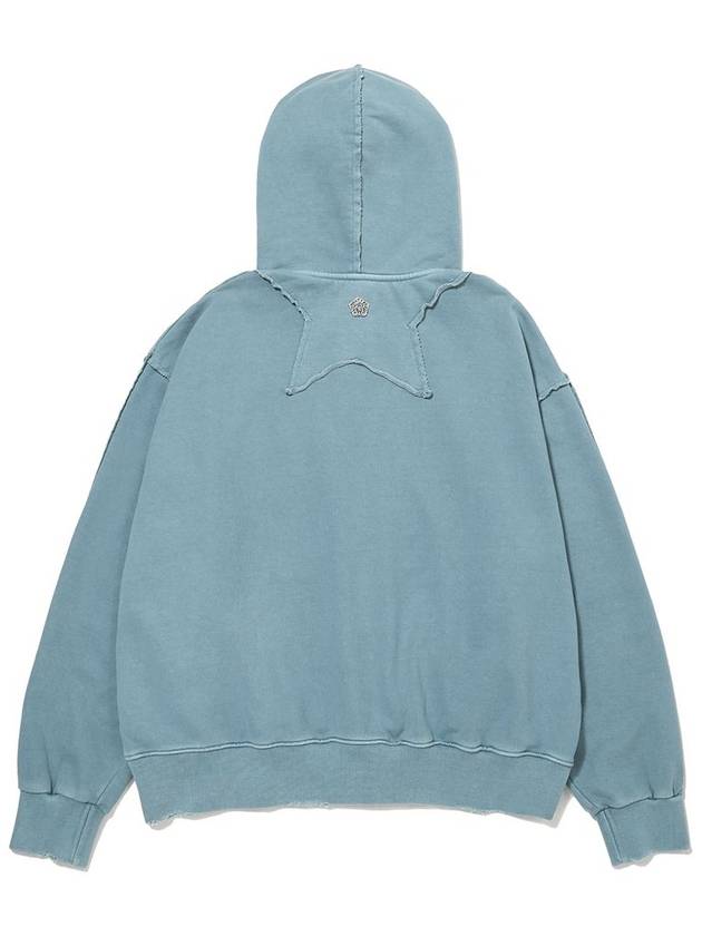 Runway Mugung Vintage Zip Up Hoodie Aqua - ULKIN - BALAAN 5