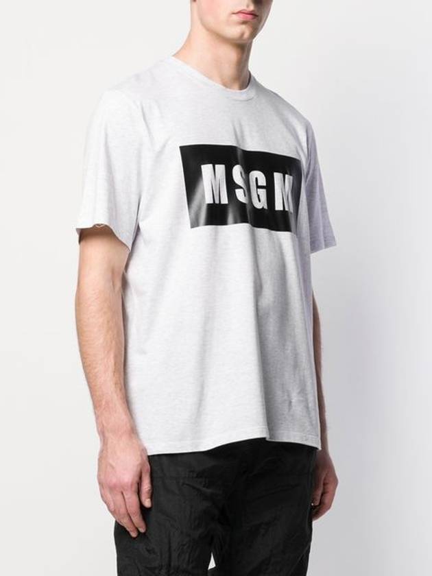 19SS Men's Square Logo Printing White 2640 MM67 01 - MSGM - BALAAN 8