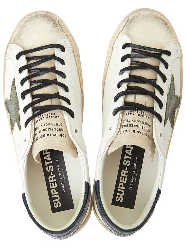 Superstar Low Top Sneakers Blue Green White - GOLDEN GOOSE - BALAAN 3