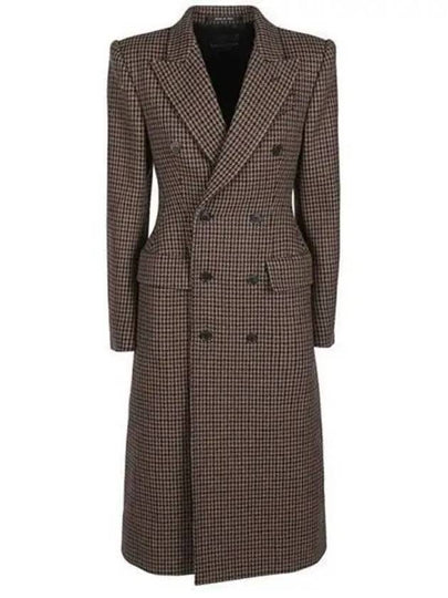 Wool Double Coat Brown - BALENCIAGA - BALAAN 2