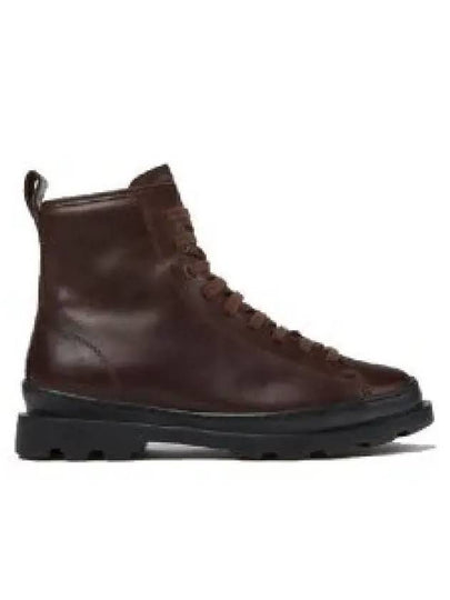 Brutus Medium Lace-up Worker Boots Burgundy - CAMPER - BALAAN 2