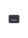 Cash Logo 2 Fold Card Wallet Black - BALENCIAGA - BALAAN 2