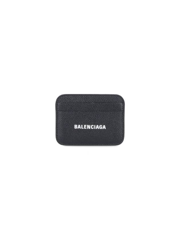 Cash Logo 2 Fold Card Wallet Black - BALENCIAGA - BALAAN 2