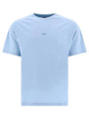 Men's Kyle Logo Print Cotton Jersey Short Sleeve T-Shirt  Light Blue - A.P.C. - BALAAN 1