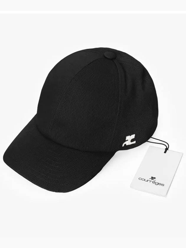 Signature AC Cotton Ball Cap Black - COURREGES - BALAAN 5