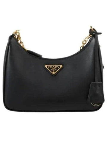 1BC204 QOM 2CYS F0002 Re edition leather mini bag - PRADA - BALAAN 1