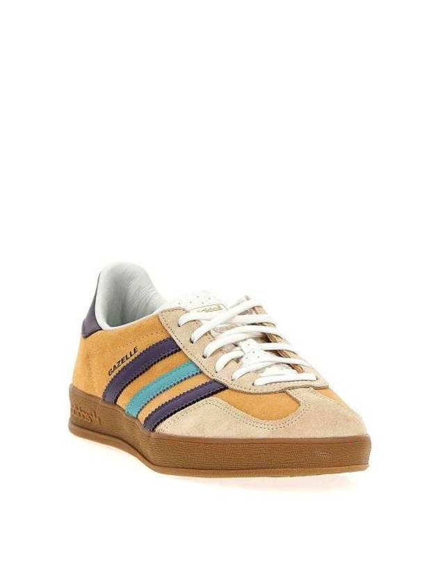 Gazelle Indoor Suede Low Top Sneakers Glow Orange - ADIDAS - BALAAN 3