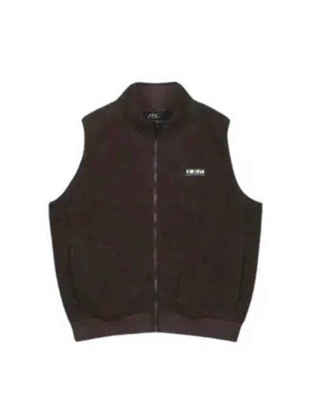 Sequoia Fleece Vest Dark Brown - A.P.C. - BALAAN 2