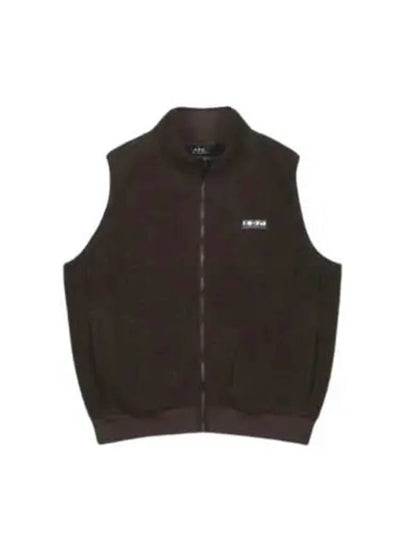 Sequoia Fleece Vest Dark Brown - A.P.C. - BALAAN 2