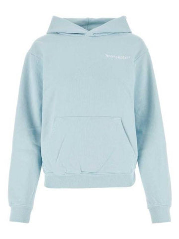 Hooded Sweatshirt WS066S412EB Free Baby Blue White - SPORTY & RICH - BALAAN 1