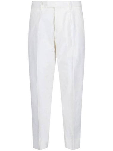 ZEGNA Trousers White - ERMENEGILDO ZEGNA - BALAAN 1