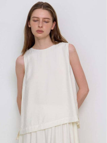 mild sleeveless blouse off white - KILHOUETTE - BALAAN 1