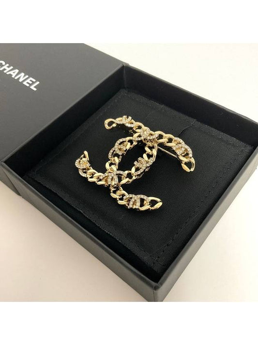 CC logo cubic brooch AB9457 - CHANEL - BALAAN 1