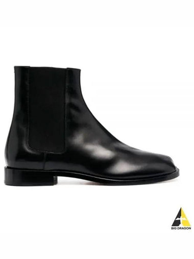 Shiny Leather Tabi Chelsea Boots Black S57WU0150 P3292 - MAISON MARGIELA - BALAAN 1