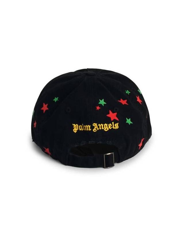 Palm Angels 'Paradise' Black Cotton Hat - PALM ANGELS - BALAAN 3