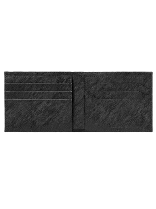 Sartorial 6CC Leather Half Wallet Black - MONTBLANC - BALAAN 3