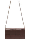 Intrecciato Chain Shoulder Bag Brown - BOTTEGA VENETA - BALAAN 5