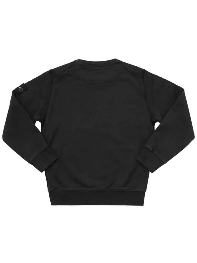 Kids Wappen Patch Basic Sweatshirt Black - STONE ISLAND - BALAAN 4