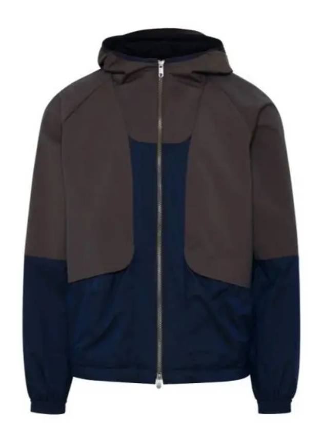 Zegna nylon hooded jacket navy VZ004ZZ055 - ERMENEGILDO ZEGNA - BALAAN 1